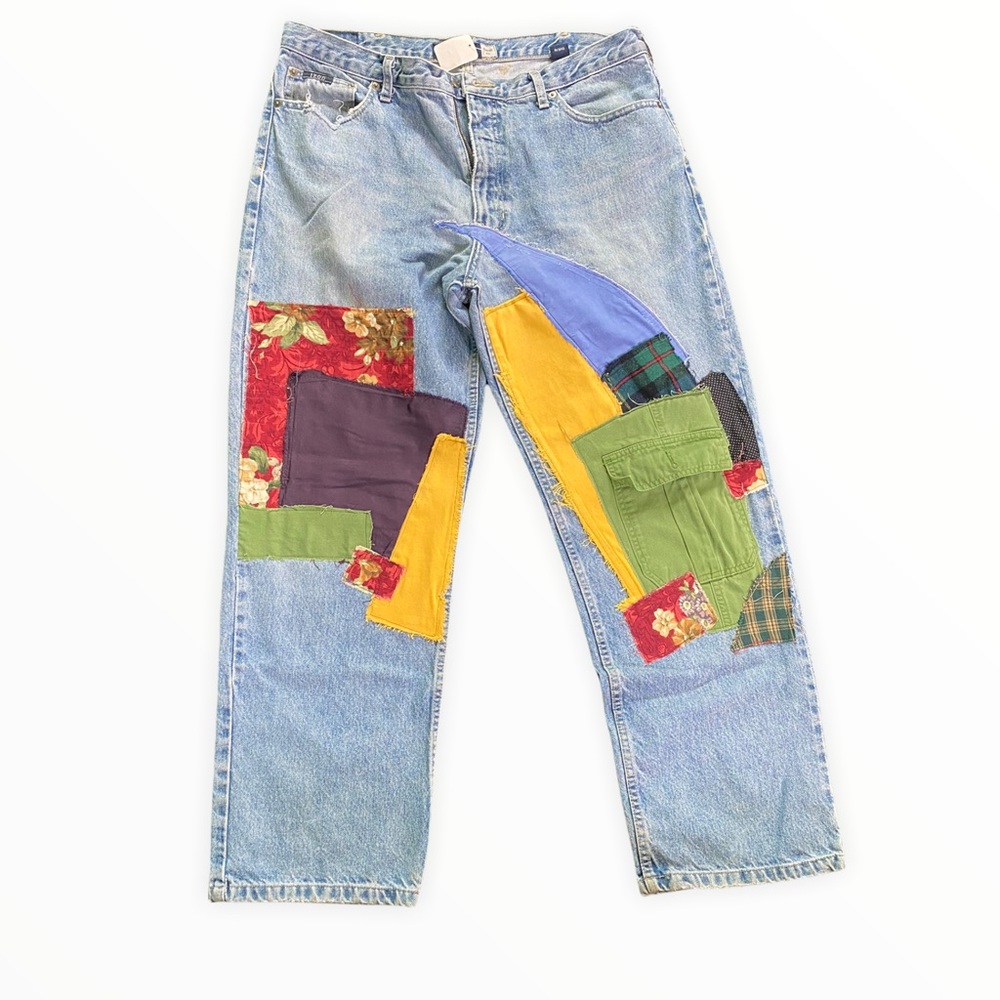 🙂 SO91 Patchwork IZOD CLASSIC Jeans